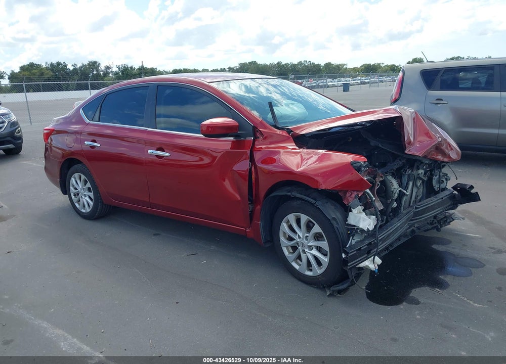 2019 NISSAN SENTRA SV VIN: 3N1AB7AP6KY396627