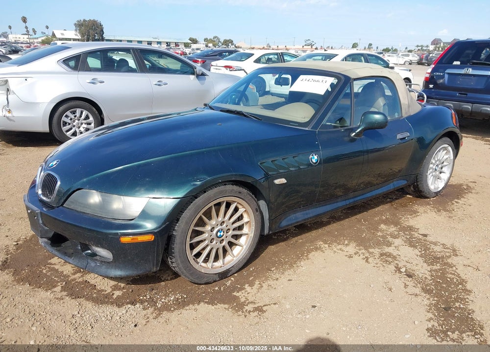 2001 BMW Z3 3.0I VIN: WBACN53421LJ57570