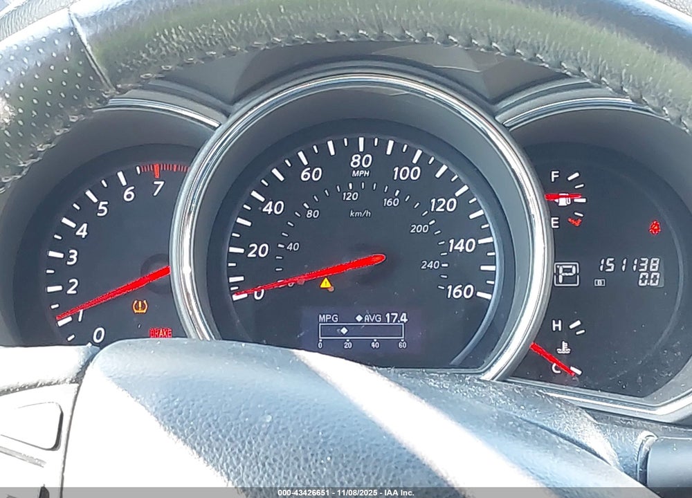 2011 NISSAN MURANO VIN: JN8AZ1MUXBW057663