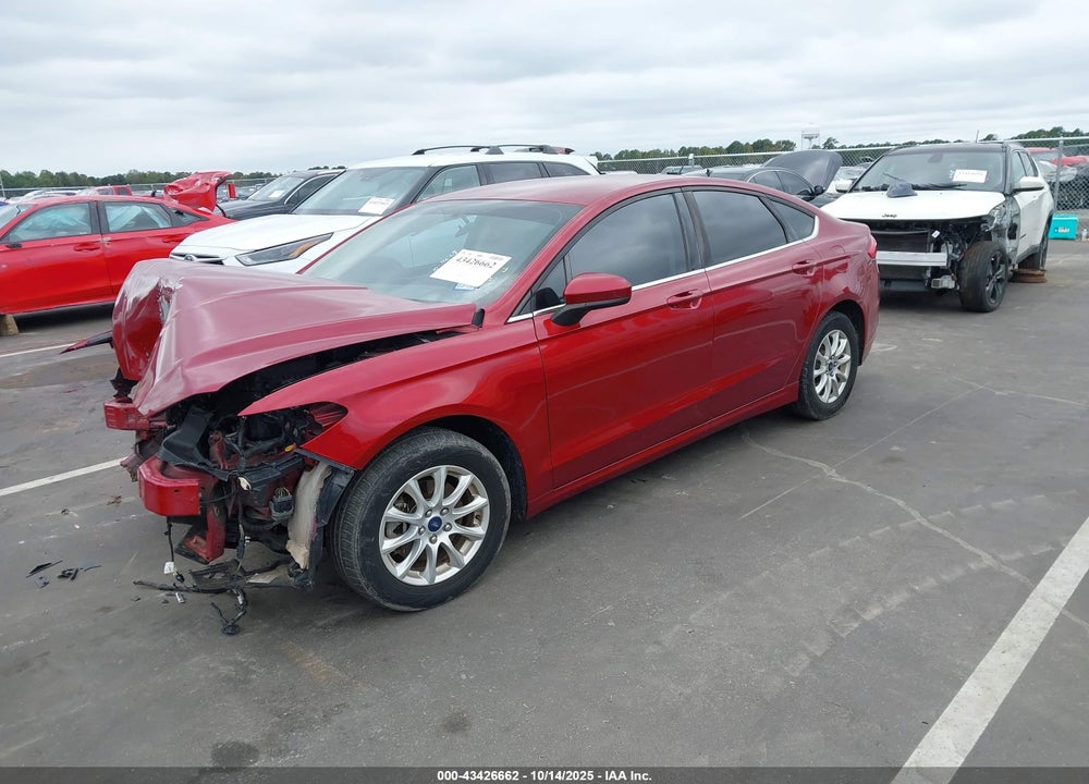 2018 FORD FUSION S VIN: 3FA6P0G79JR267315