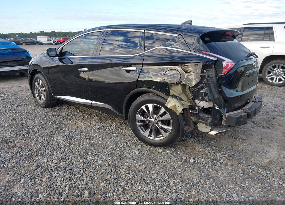 2017 NISSAN MURANO S VIN: 5N1AZ2MH6HN184568