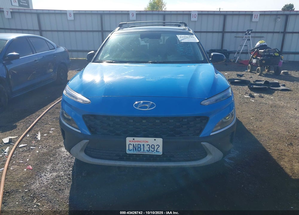 2022 HYUNDAI KONA VIN: KM8K62ABXNU920314