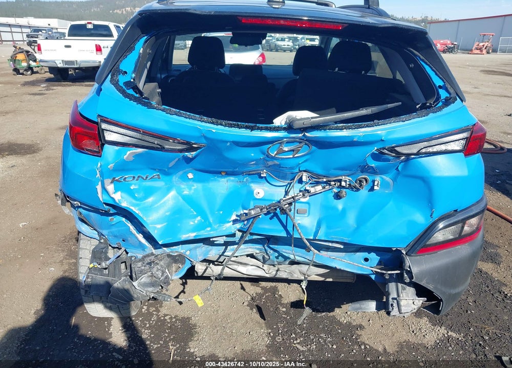 2022 HYUNDAI KONA VIN: KM8K62ABXNU920314