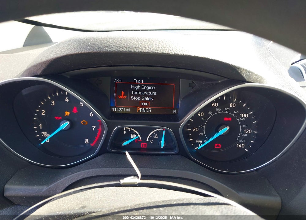 2017 FORD ESCAPE SE VIN: 1FMCU0G91HUE92494