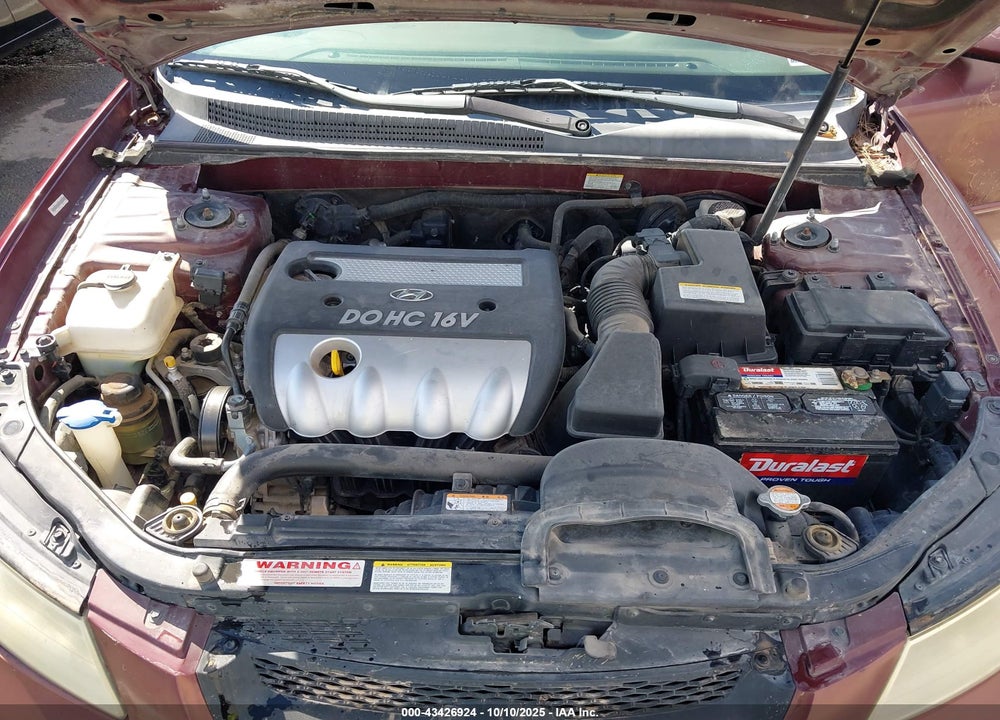 2008 HYUNDAI SONATA GLS VIN: 5NPET46C78H322509