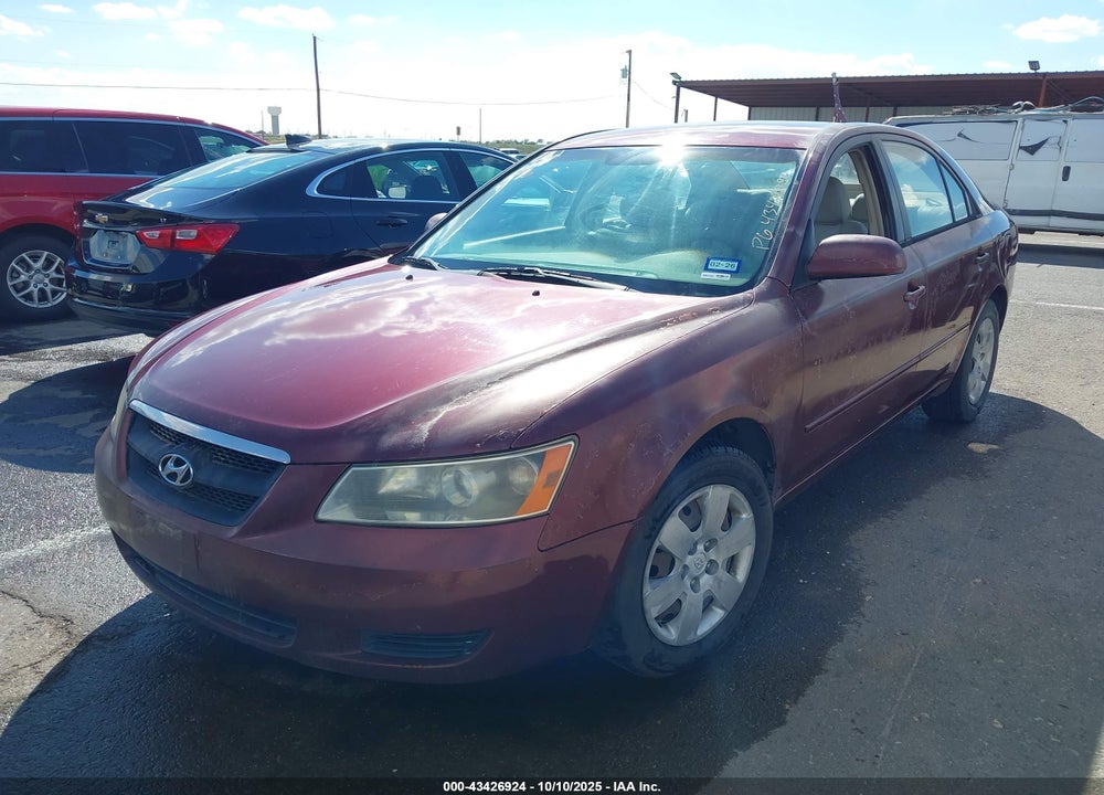 2008 HYUNDAI SONATA GLS VIN: 5NPET46C78H322509