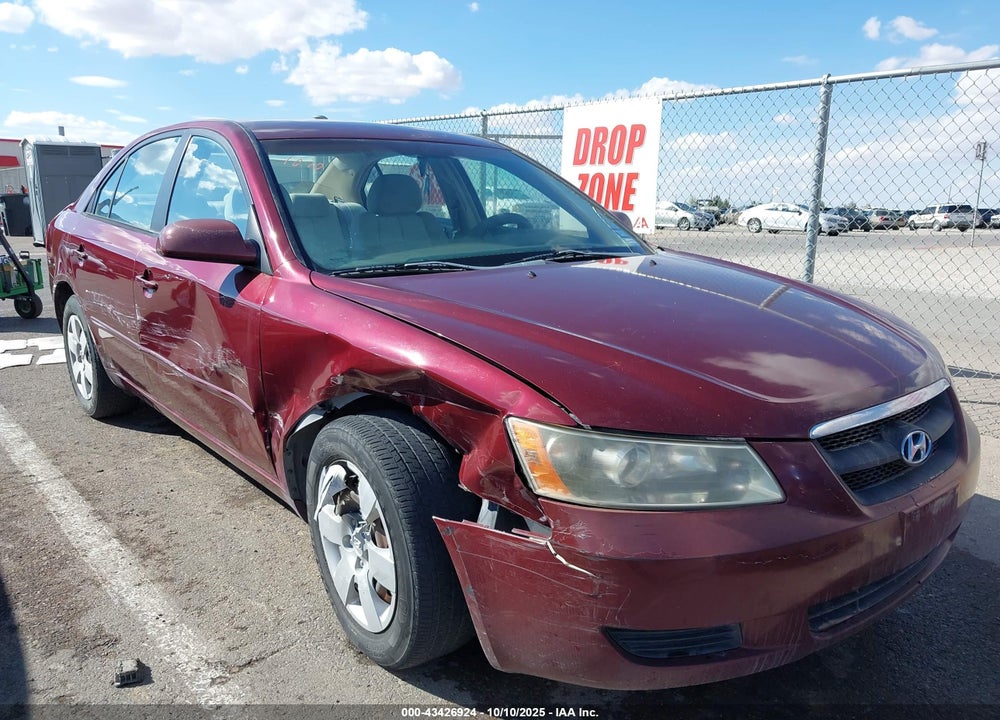 2008 HYUNDAI SONATA GLS VIN: 5NPET46C78H322509