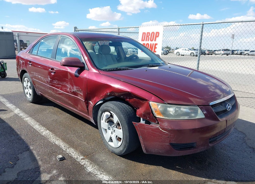 2008 HYUNDAI SONATA GLS VIN: 5NPET46C78H322509