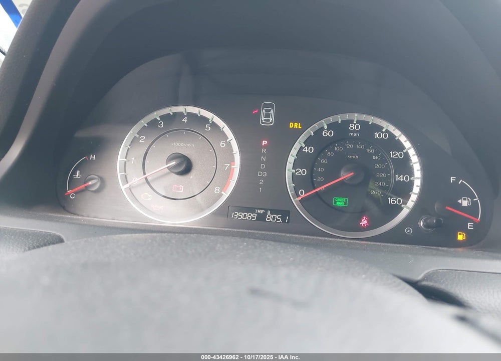 2012 HONDA ACCORD 2.4 LX VIN: 1HGCP2F33CA057671