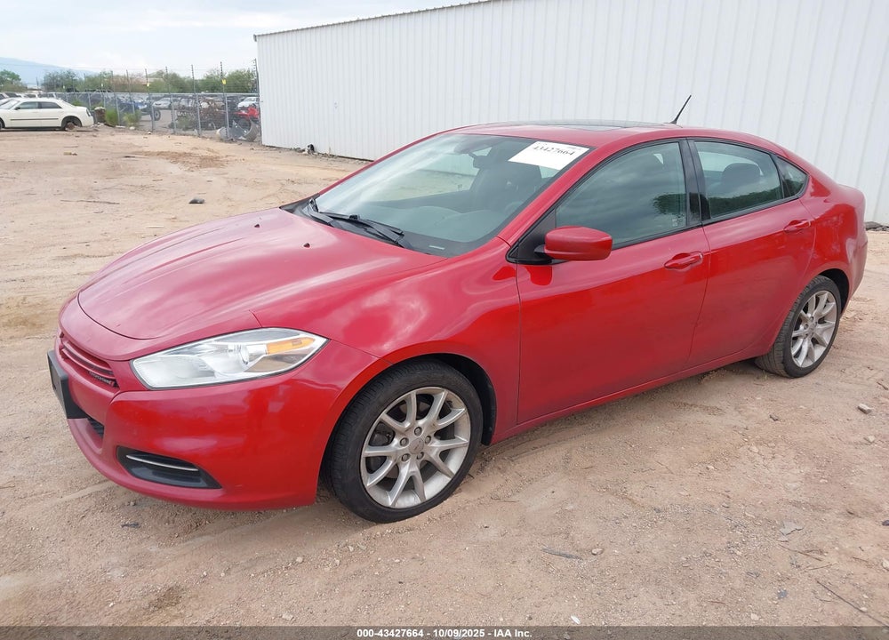 2013 DODGE DART SXT VIN: 1C3CDFBH7DD151363