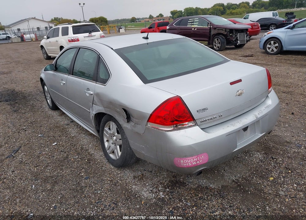 2013 CHEVROLET IMPALA LT VIN: 2G1WG5E31D1124075