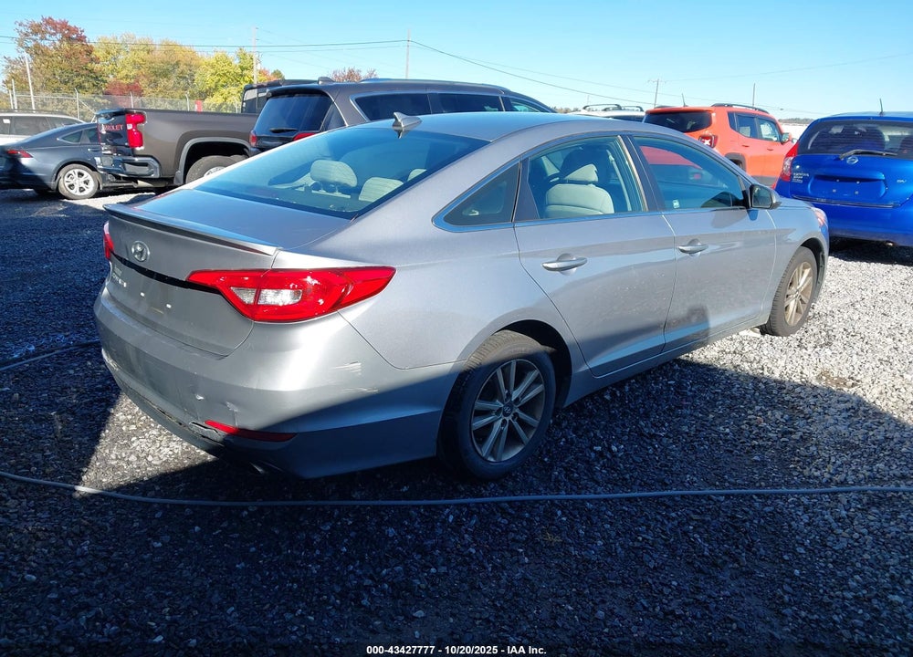 2015 HYUNDAI SONATA SE VIN: 5NPE24AF4FH000721