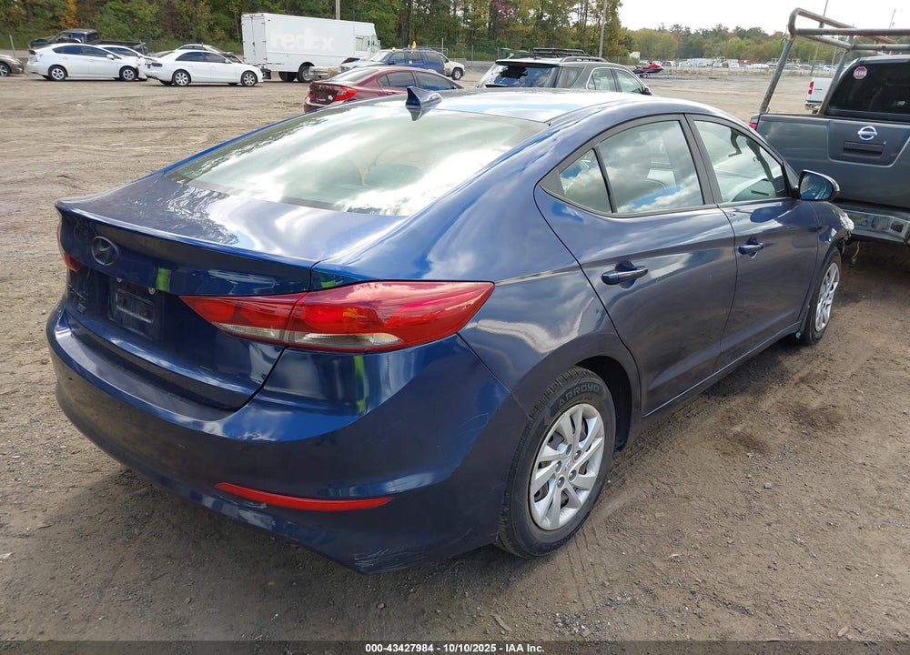 2017 HYUNDAI ELANTRA VIN: 5NPD74LF3HH198639