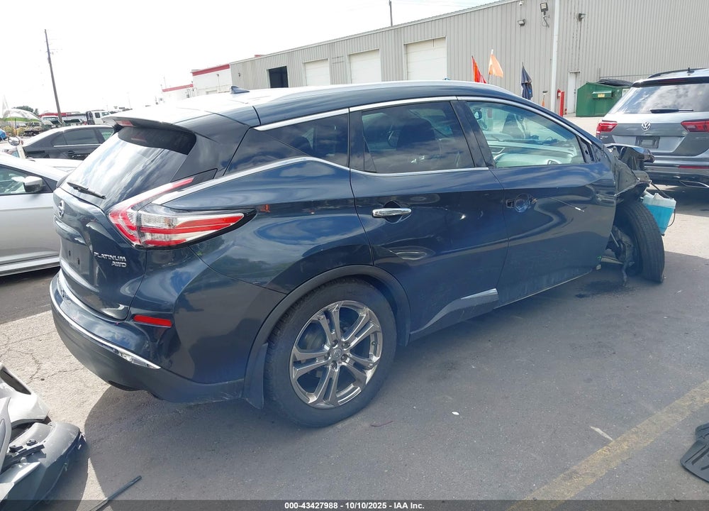2015 NISSAN MURANO PLATINUM VIN: 5N1AZ2MH1FN286972