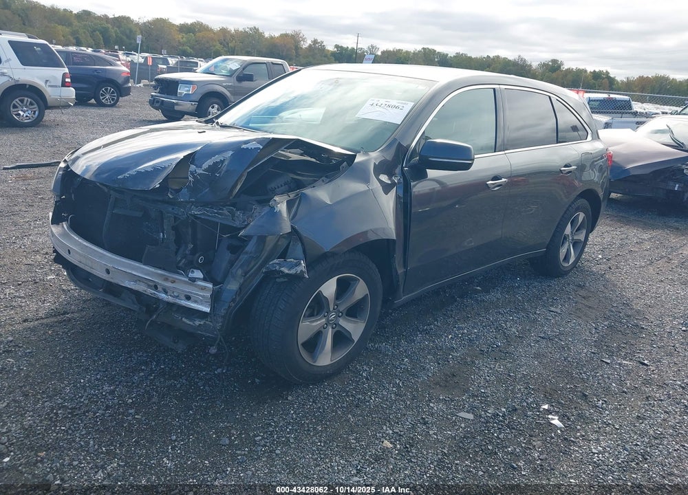 2015 ACURA MDX VIN: 5FRYD4H27FB013325