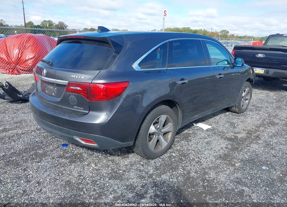 2015 ACURA MDX VIN: 5FRYD4H27FB013325