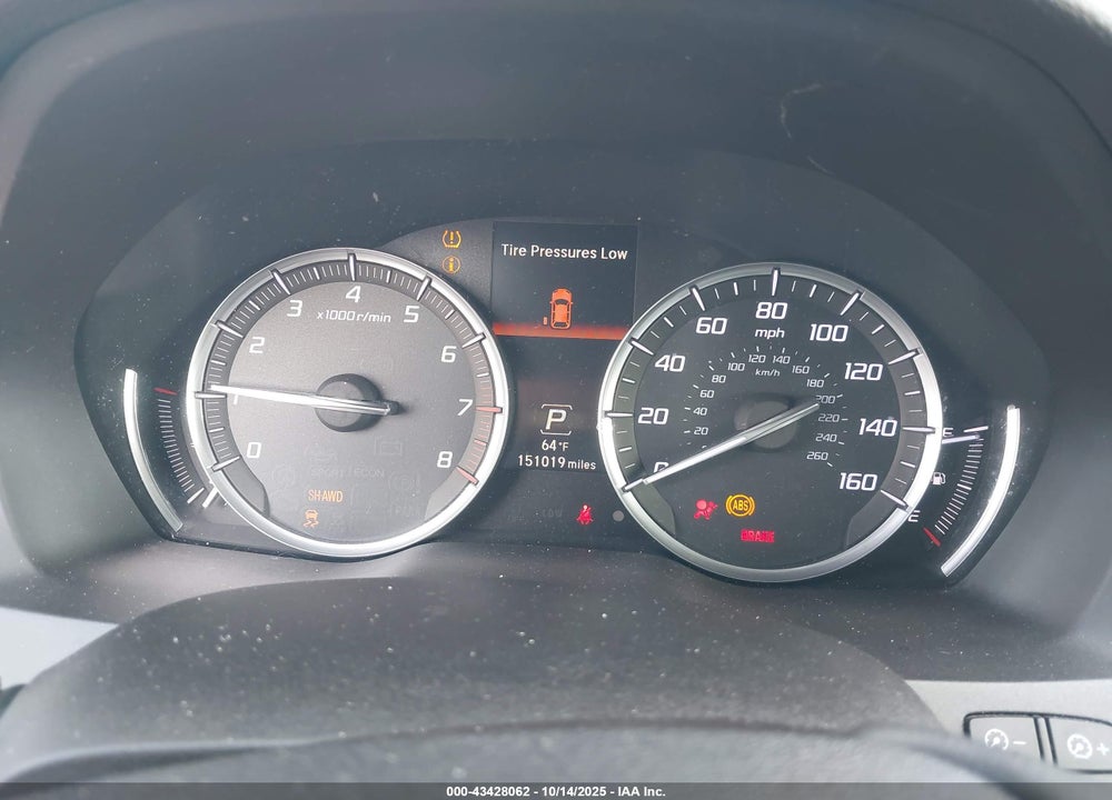 2015 ACURA MDX VIN: 5FRYD4H27FB013325