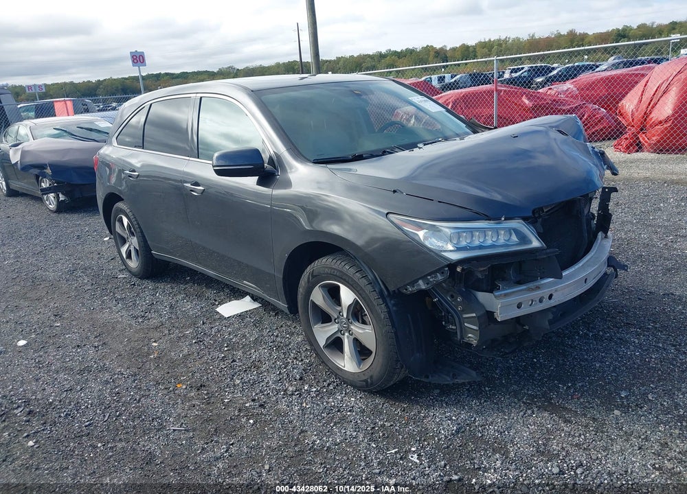 2015 ACURA MDX VIN: 5FRYD4H27FB013325