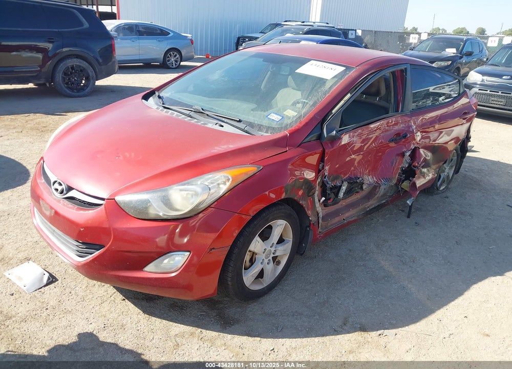 2013 HYUNDAI ELANTRA GLS VIN: KMHDH4AE0DU671383