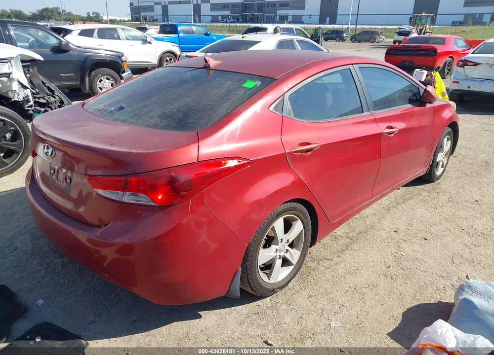 2013 HYUNDAI ELANTRA GLS VIN: KMHDH4AE0DU671383