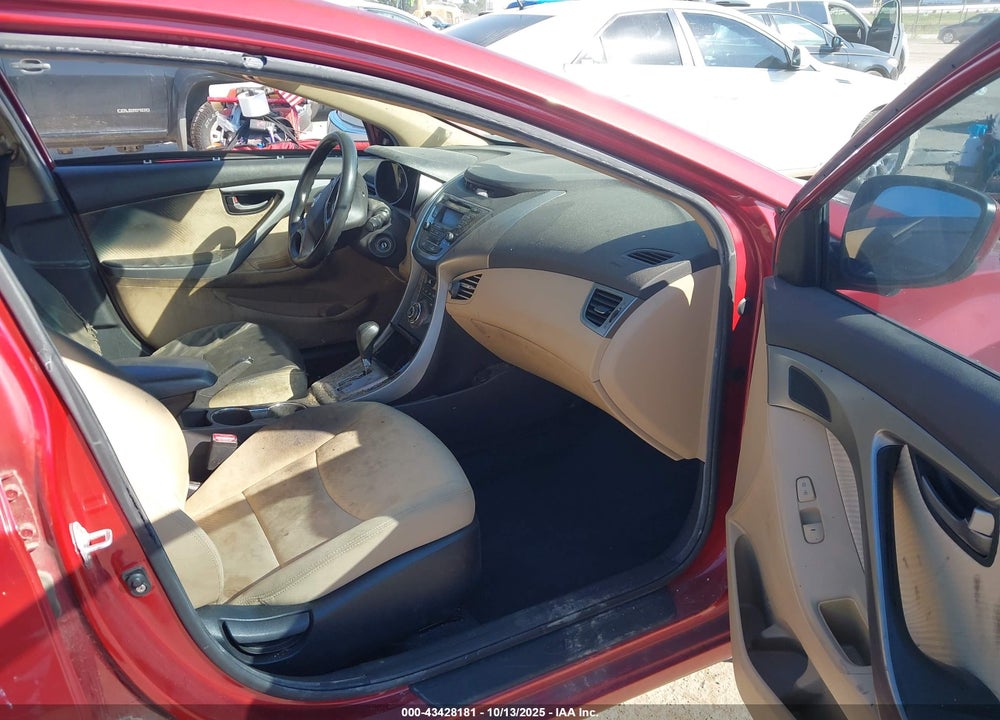 2013 HYUNDAI ELANTRA GLS VIN: KMHDH4AE0DU671383
