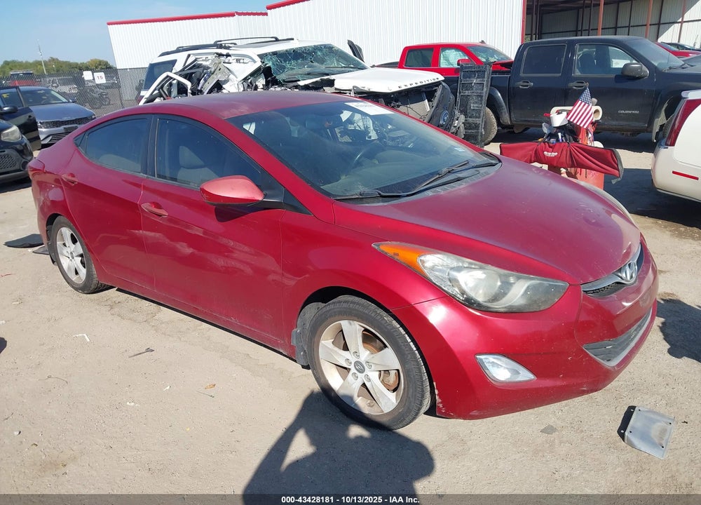 2013 HYUNDAI ELANTRA GLS VIN: KMHDH4AE0DU671383
