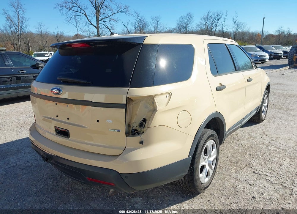 2015 FORD POLICE INTERCEPTOR UTILITY VIN: 1FM5K8AR6FGC17625
