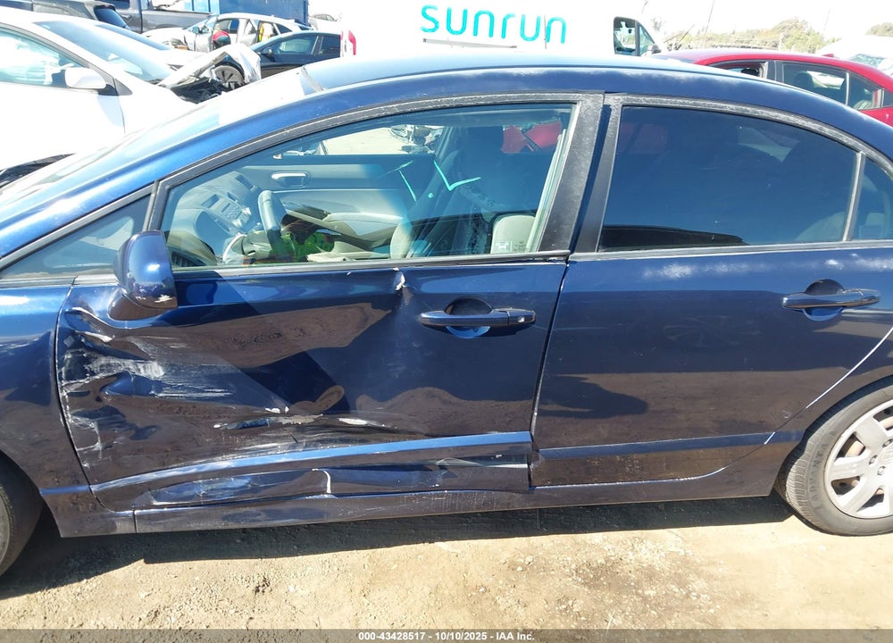 2011 HONDA CIVIC LX VIN: 2HGFA1F55BH505354