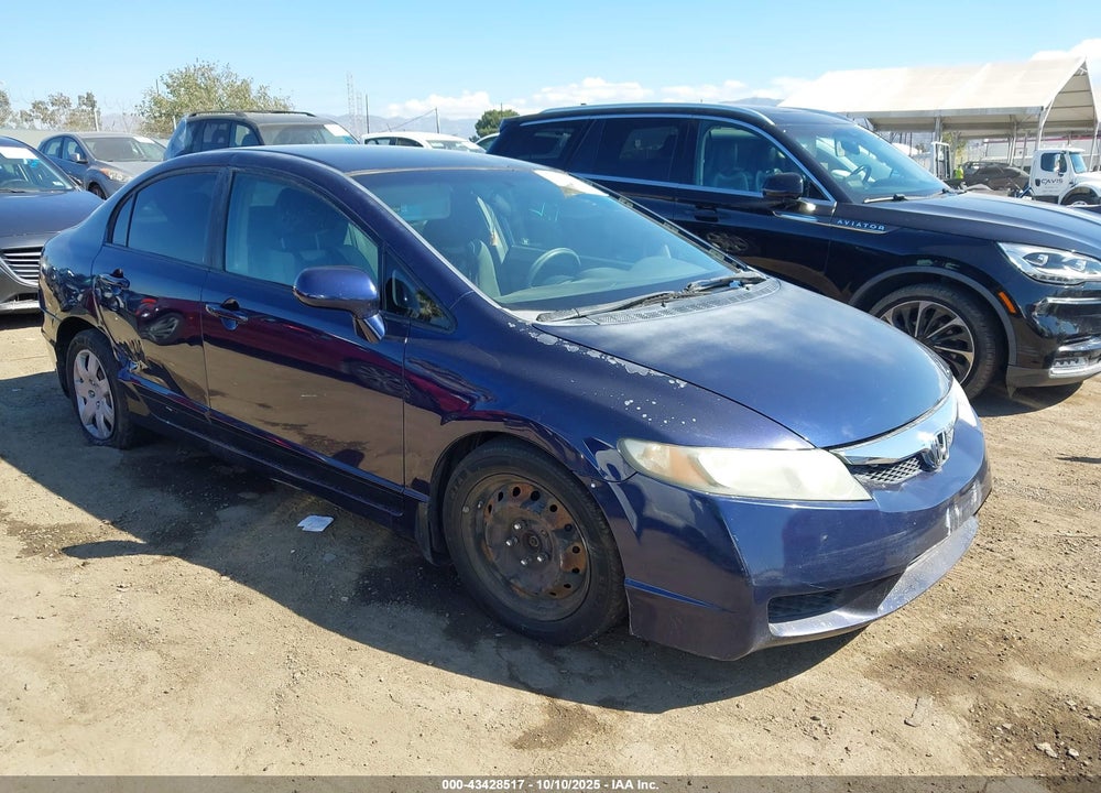 2011 HONDA CIVIC LX VIN: 2HGFA1F55BH505354