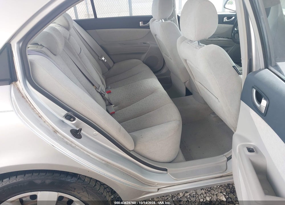 2007 HYUNDAI SONATA GLS VIN: 5NPET46C47H252188
