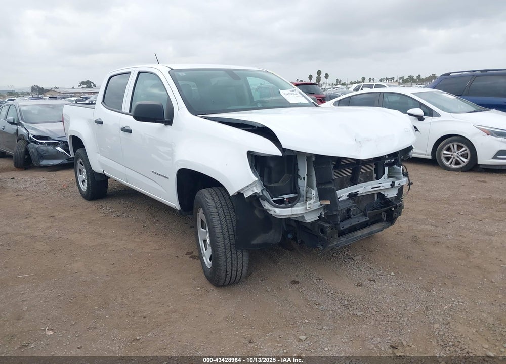 2022 CHEVROLET COLORADO 2WD SHORT BOX WT VIN: 1GCGSBEN2N1327784