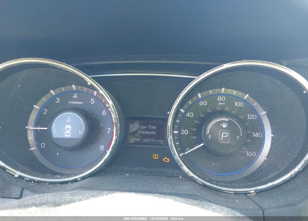 2011 HYUNDAI SONATA GLS VIN: 5NPEB4AC7BH154095