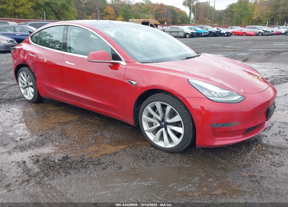 2018 TESLA MODEL 3 LONG RANGE/MID RANGE VIN: 5YJ3E1EA4JF052255