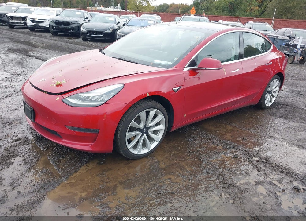 2018 TESLA MODEL 3 LONG RANGE/MID RANGE VIN: 5YJ3E1EA4JF052255