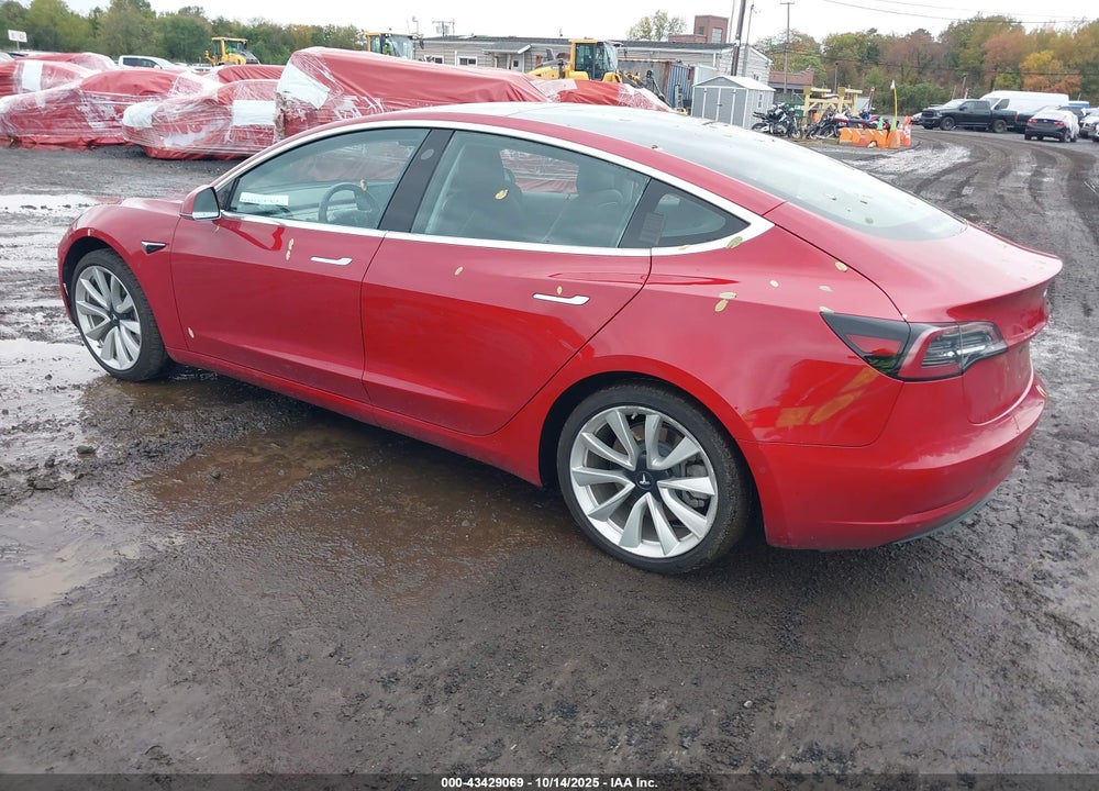 2018 TESLA MODEL 3 LONG RANGE/MID RANGE VIN: 5YJ3E1EA4JF052255