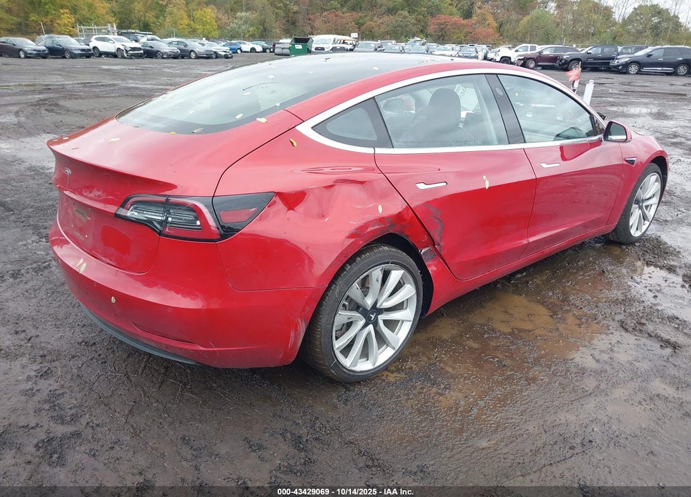 2018 TESLA MODEL 3 LONG RANGE/MID RANGE VIN: 5YJ3E1EA4JF052255