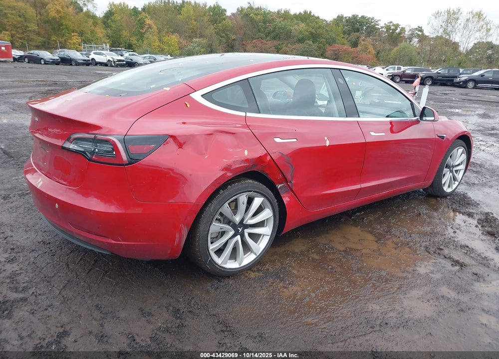 2018 TESLA MODEL 3 LONG RANGE/MID RANGE VIN: 5YJ3E1EA4JF052255