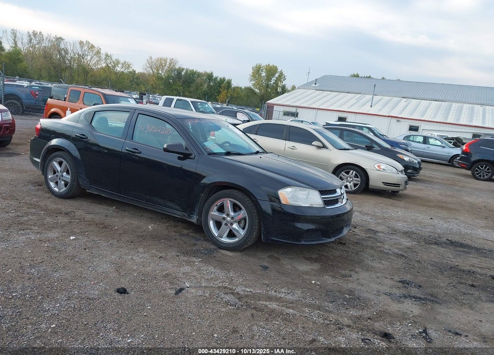 2013 DODGE AVENGER SE VIN: 1C3CDZAB2DN710116