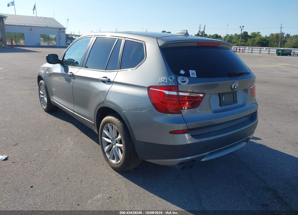2013 BMW X3 XDRIVE28I VIN: 5UXWX9C50D0A17969