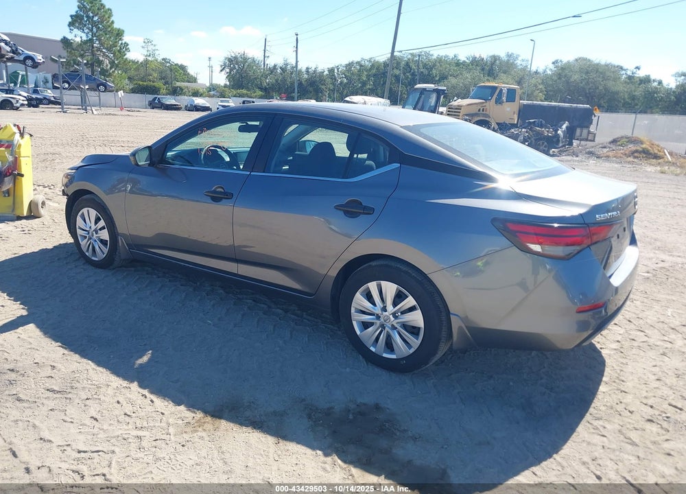 2025 NISSAN SENTRA VIN: 3N1AB8BV7SY231589
