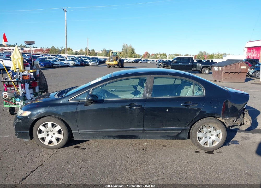2009 HONDA CIVIC LX VIN: 19XFA16569E022038