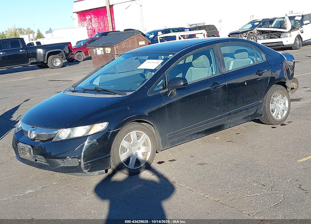 2009 HONDA CIVIC LX VIN: 19XFA16569E022038