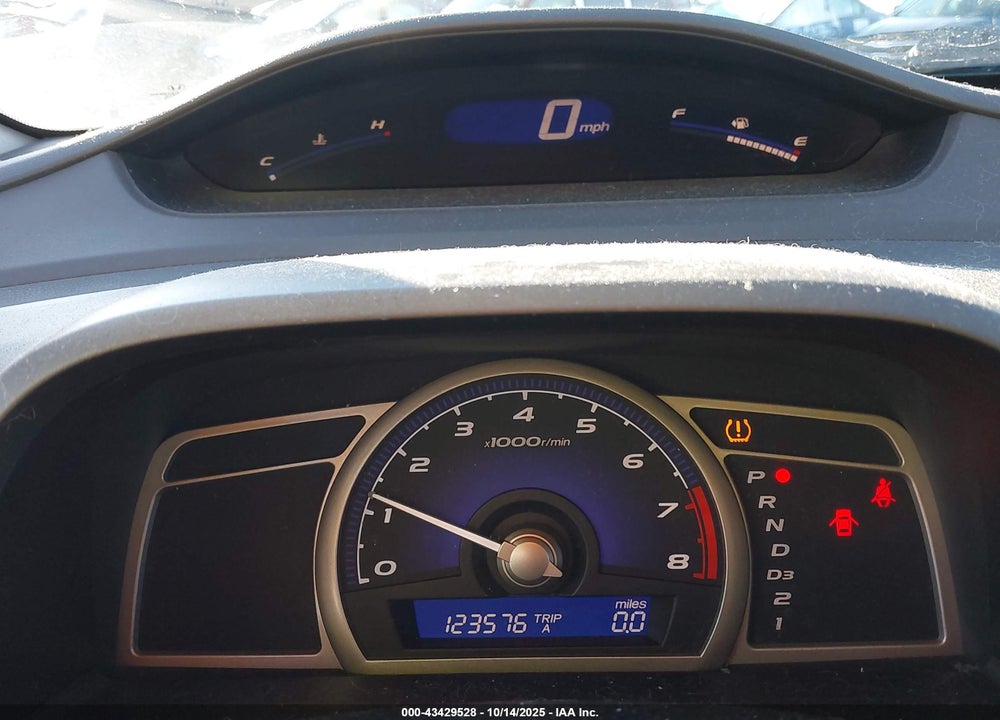2009 HONDA CIVIC LX VIN: 19XFA16569E022038