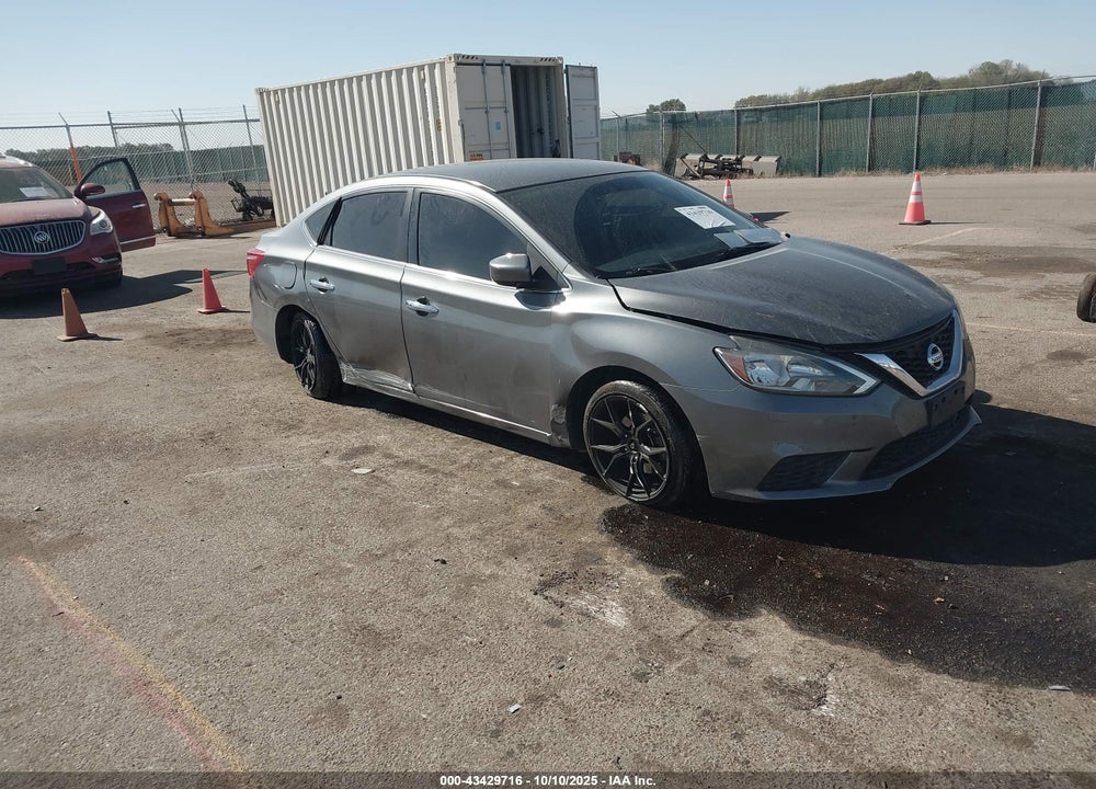 2017 NISSAN SENTRA SV VIN: 3N1AB7AP2HL675854