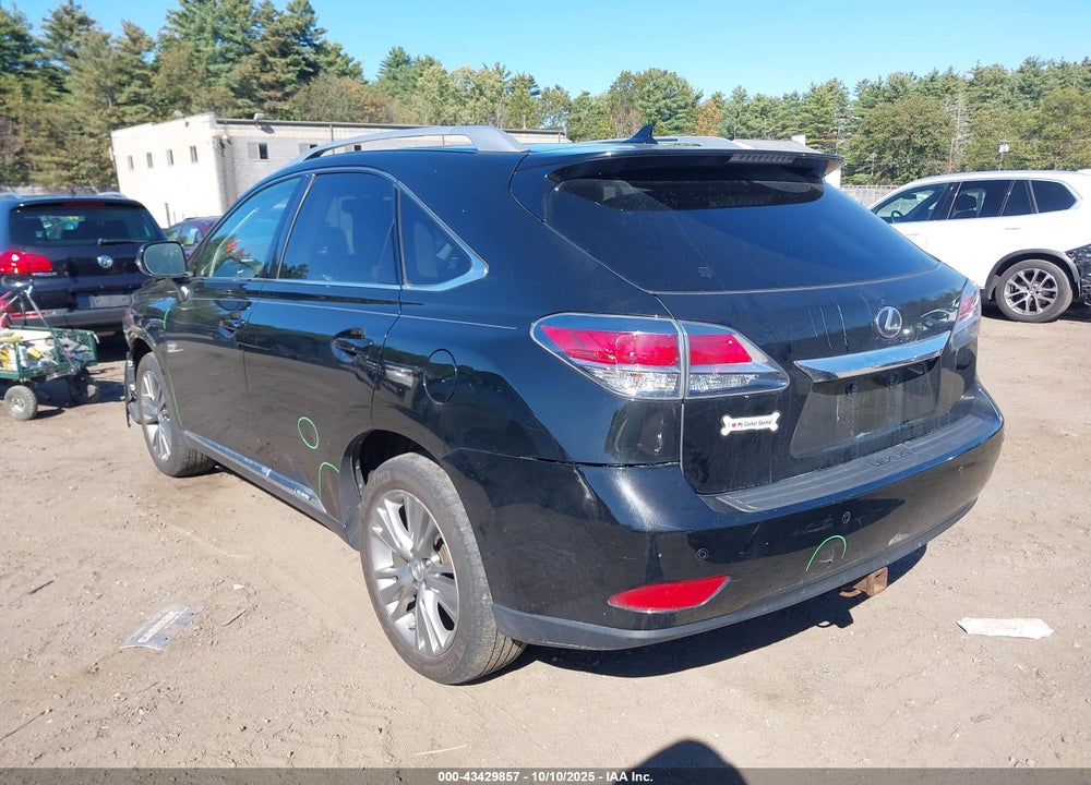 2013 LEXUS RX 450H VIN: JTJBC1BA0D2059049