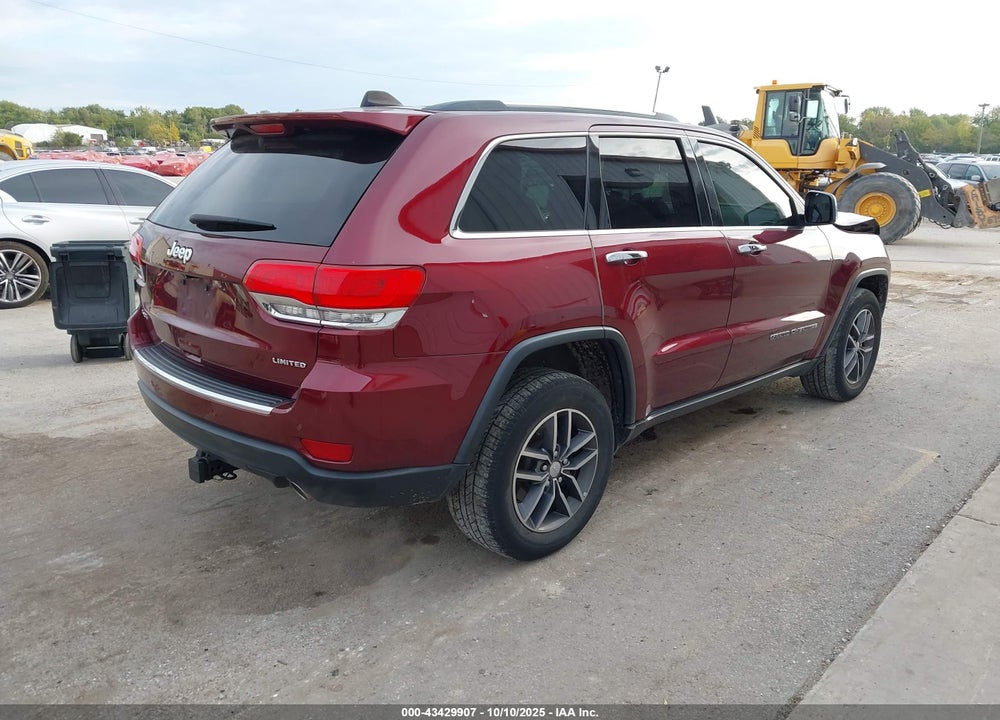 2017 JEEP GRAND CHEROKEE LIMITED 4X4 VIN: 1C4RJFBG3HC830547
