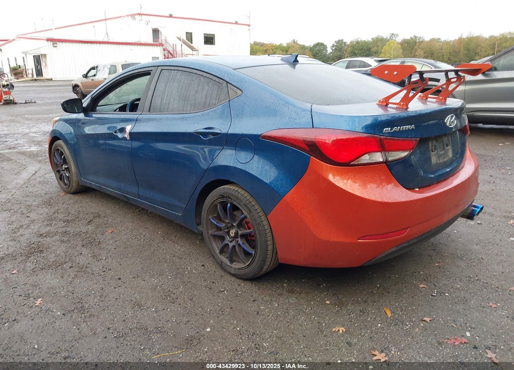 2016 HYUNDAI ELANTRA VIN: KMHDH4AE7GU606440