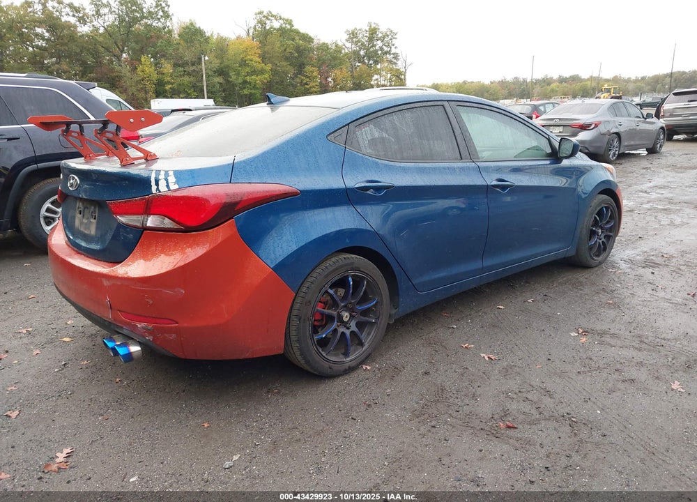 2016 HYUNDAI ELANTRA VIN: KMHDH4AE7GU606440