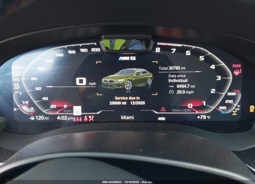 2022 BMW M5 VIN: WBS83CH03NCJ44933