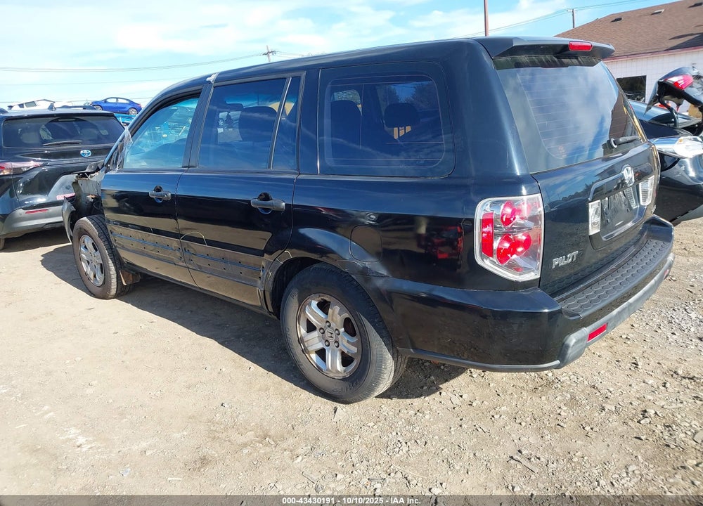 2006 HONDA PILOT LX VIN: 2HKYF18166H553008